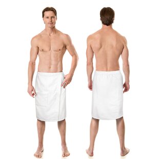 Towel wrapped around discount waist